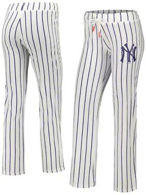 New York Yankees Concepts Sport Womens Vigor Pinstripe Sleep Pants